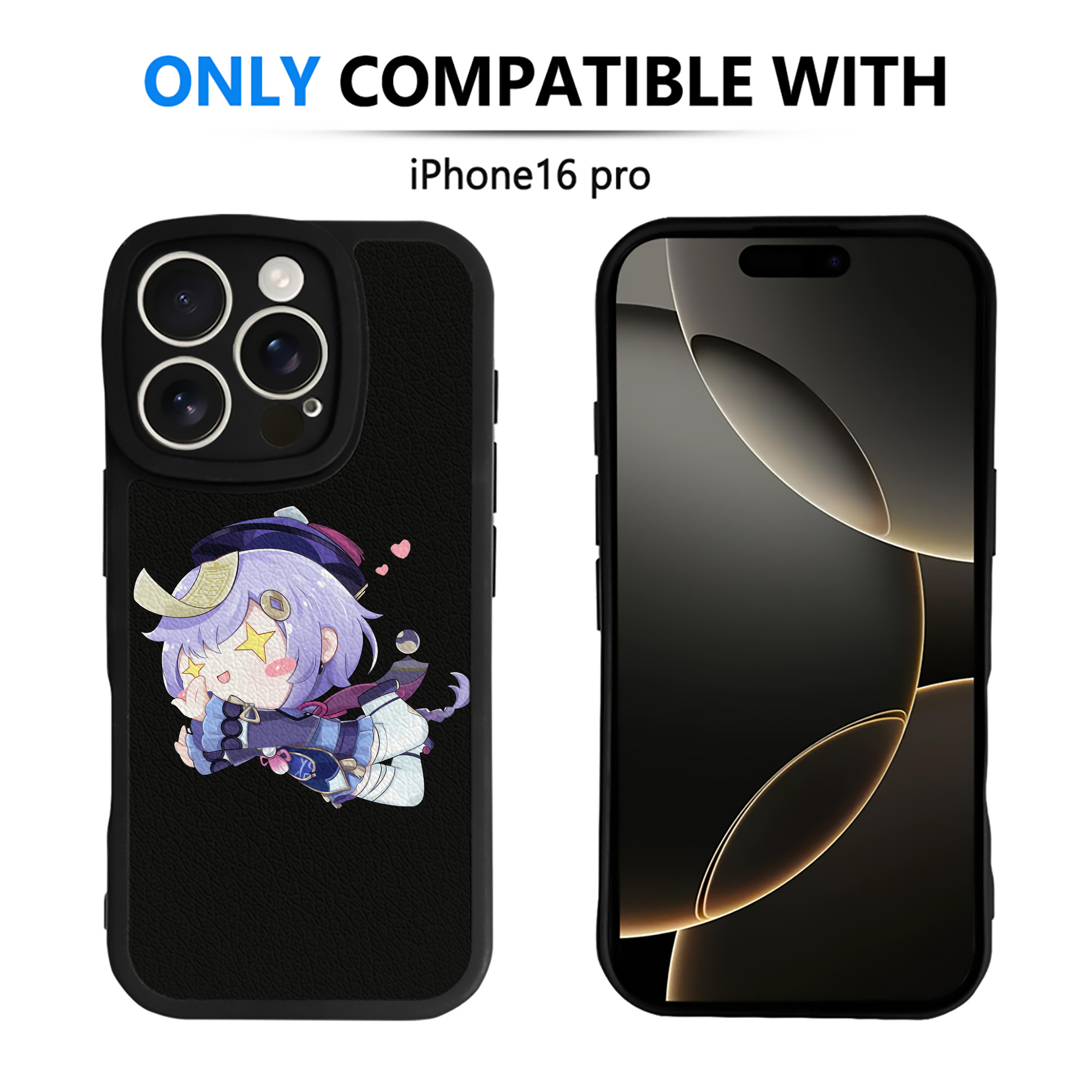 げんし神 七七 なな  genshin Nana 【iPhone 16シリーズ対応】シリコンスマホケース（レザー調） 材質：シリコン